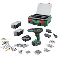 Bosch UniversalDrill 18V 06039d4003 (с 2-мя АКБ 1.5 Ач, набор оснастки, кейс)