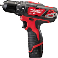 Milwaukee M12 BPD-202C 4933441940 (с 2-мя АКБ, кейс) Image #1