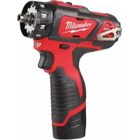 Milwaukee M12 BDDXKIT-202C 4933447836 (с 2-мя АКБ, кейс) Image #5