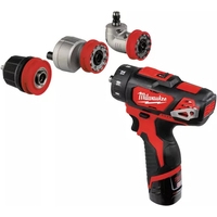 Milwaukee M12 BDDXKIT-202C 4933447836 (с 2-мя АКБ, кейс) Image #1