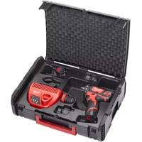 Milwaukee M12 BDDXKIT-202C 4933447836 (с 2-мя АКБ, кейс) Image #6