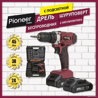 Pioneer Tools CD-M2012C-USP (с 2-мя АКБ, кейс, оснастка) Image #8