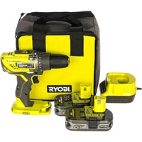 Ryobi R18DD3-225S 5133003349 (с 2-мя АКБ 2.5 Ah, сумка) Image #1