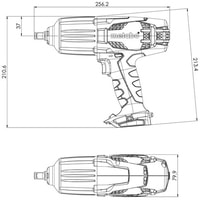 Metabo SSW 18 LTX 600 602198500 (с 2-мя АКБ, кейс) Image #3