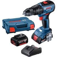 Bosch GSB 18V-50 Professional 06019H5103 (с 2-мя АКБ 5 Ач+2 Ач, кейс)