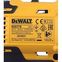 DeWalt DCD778S2T (с 2-мя АКБ 1.5 Ah) Image #7