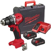 Milwaukee M18 M18BLDDRC-202C 4933492833 (с 2-мя АКБ 2 Ач, кейс) Image #1