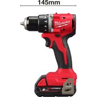 Milwaukee M18 M18BLDDRC-202C 4933492833 (с 2-мя АКБ 2 Ач, кейс) Image #4