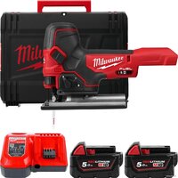 Milwaukee Fuel M18 M18FBJS-502X 4933464800 (с 2-мя АКБ, кейс) Image #1