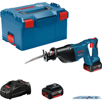 Bosch GSA 18V-LI Professional 060164J00B (с 2-мя АКБ, кейс) Image #1