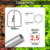 Comfort Alumin Group 2.5 м 002937 (5 шт, алюминий) Image #3