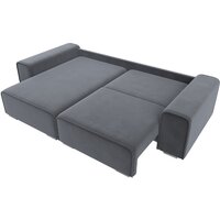 Лига диванов Лига-029 левый 121928L (велюр серый) Image #8