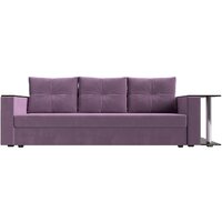 Лига диванов Атланта Лайт стол справа 254 112484 (микровельвет, сиреневый) Image #4