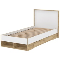 Кровать Интерлиния SC-К90 90x200 (дуб золотой-белый платинум) — Chaika Market