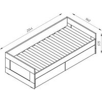 Mio Tesoro Сириус раздвижная 90x200 2.02.08.450.3 (дуб сонома) Image #4