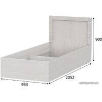 SV-Мебель Гамма 20 90х200 00-00105062 (ясень анкор светлый/сандал светлый) Image #2