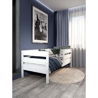 Кровать-тахта EcoWood Атланта 80x160 ECO.001.00050.80-160.W - Изображение №3 — Chaika Market