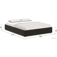 Кровать Moon Family 1260 MF005686 180x200 - Изображение №13 — Chaika Market