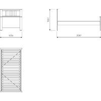 Mio Tesoro Сага 90x200 2.08.04.050.16 (темно-бирюзовый/ясень) Image #3