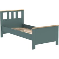 Mio Tesoro Сага 90x200 2.08.04.050.16 (темно-бирюзовый/ясень)