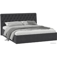 Кровать Трия Скарлет универсальная тип 1 с ПМ 180x200 (велюр графит) — Chaika Market