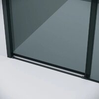Grossman Style 100x80x195 120.K33.05.1080.21.10 (черный матовый/тонированное стекло) Image #4