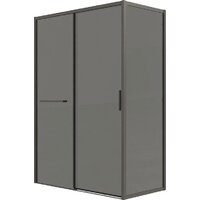 Grossman Style 130x70x195 120.K33.05.1370.21.10 (черный матовый/тонированное стекло)