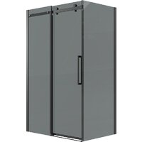 Grossman Classic 120x90x195 120.K33.04.1290.21.10 (черный матовый/тонированное стекло) Image #1