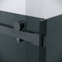 Grossman Classic 120x90x195 120.K33.04.1290.21.10 (черный матовый/тонированное стекло) Image #9