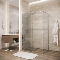 Grossman Galaxy 140x90x195 120.K33.01.1490.10.00 (хром/прозрачное стекло) Image #4