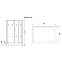 Niagara NG-6912-01QR 120x80x210 (тонированное стекло) Image #3