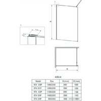 Deante Abelia 90 KTA 039P (хром/прозрачное) Image #4