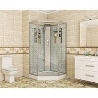 Niagara NG-7799WBK 90x90x210 (прозрачное стекло) Image #3