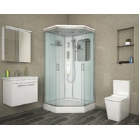 Niagara NG-6001-01GD 90x90x220 (прозрачное стекло)