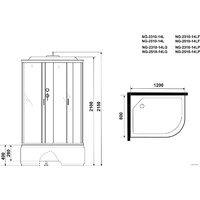 Niagara NG-2510-14LP 120x80x215 Image #3