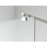 Saniteco Walk-In SN-W6MC110 (110x200, матовое стекло, хромированный профиль) Image #6