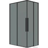 Grossman Galaxy 90x70x195 300.K33.01.9070.21.10 (черный матовый/тонированное стекло)