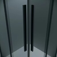 Grossman Galaxy 90x70x195 300.K33.01.9070.21.10 (черный матовый/тонированное стекло) Image #3