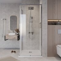 Grossman Galaxy 100x90x195 300.K33.01.1090.10.00 (хром/прозрачное стекло) Image #8