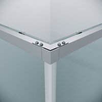 Grossman Galaxy 100x90x195 300.K33.01.1090.10.00 (хром/прозрачное стекло) Image #4