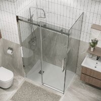Grossman Classic 100x90x195 120.K33.04.1090.10.00 (хром/прозрачное стекло) Image #8