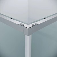 Grossman Galaxy 100x80x195 300.K33.01.1080.10.00 (хром/прозрачное стекло) Image #9