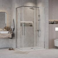 Grossman Galaxy 100x80x195 300.K33.01.1080.10.00 (хром/прозрачное стекло) Image #3