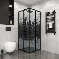 Niagara Eco NG-1009-14QBLACK 90x90x190 (черный/стекло мозаика) Image #3