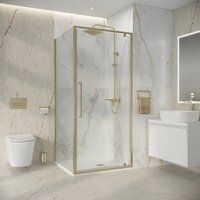 Niagara Nova NG-45-9ASG-A80SG-34 90х80х195 (золото сатин/прозрачное стекло) Image #8