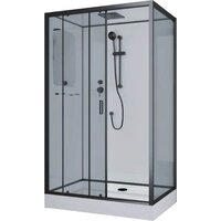 Niagara NG-6912-01QL Black 120x80x210 (тонированное стекло)