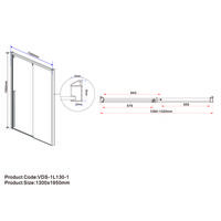 Vincea Lugano VDS-1L130CLB-1 (черный/прозрачное) Image #5