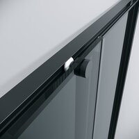 Grossman Galaxy 110x80x195 300.K33.01.1180.21.10 (черный матовый/тонированное стекло) Image #4