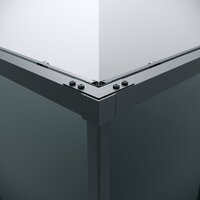 Grossman Galaxy 110x80x195 300.K33.01.1180.21.10 (черный матовый/тонированное стекло) Image #5