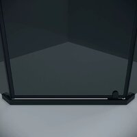 Grossman Pragma 100x100x195 302.K33.03.1010.21.10 (черный матовый/тонированное стекло) Image #4